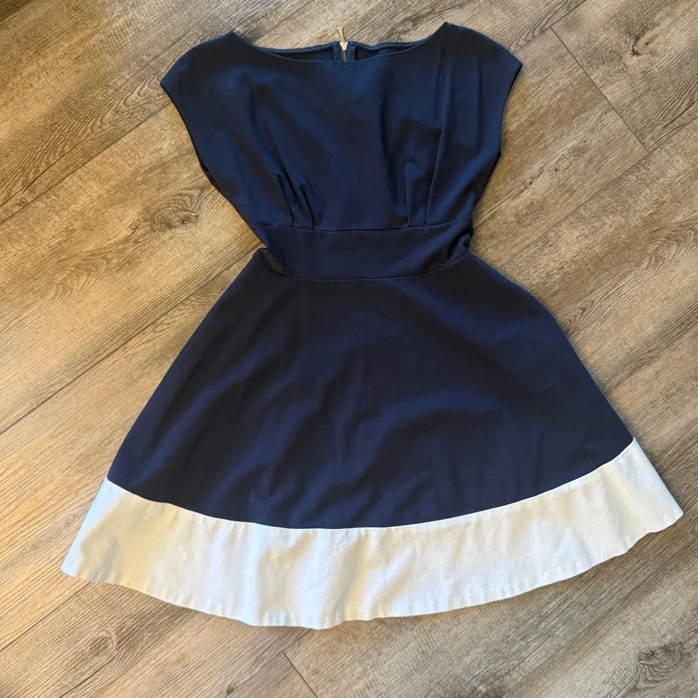Kate Spade | Colorblock Ponte Fiorella Fit and Flare Dress